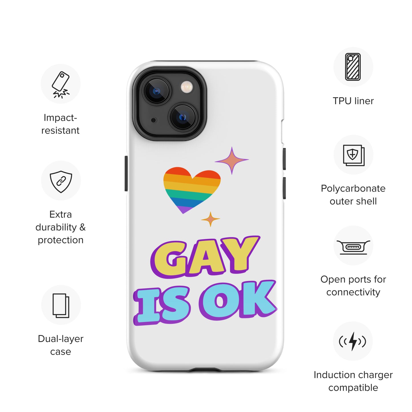 Gay is OK Empowerment iPhone® Case