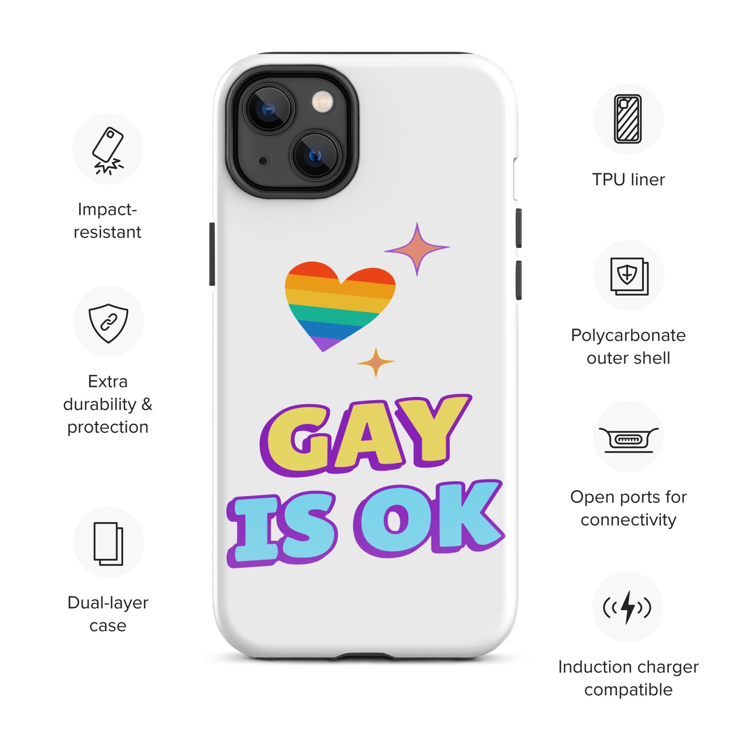 Gay is OK Empowerment iPhone® Case