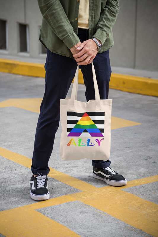 Sustainable Ally Pride Tote Bag