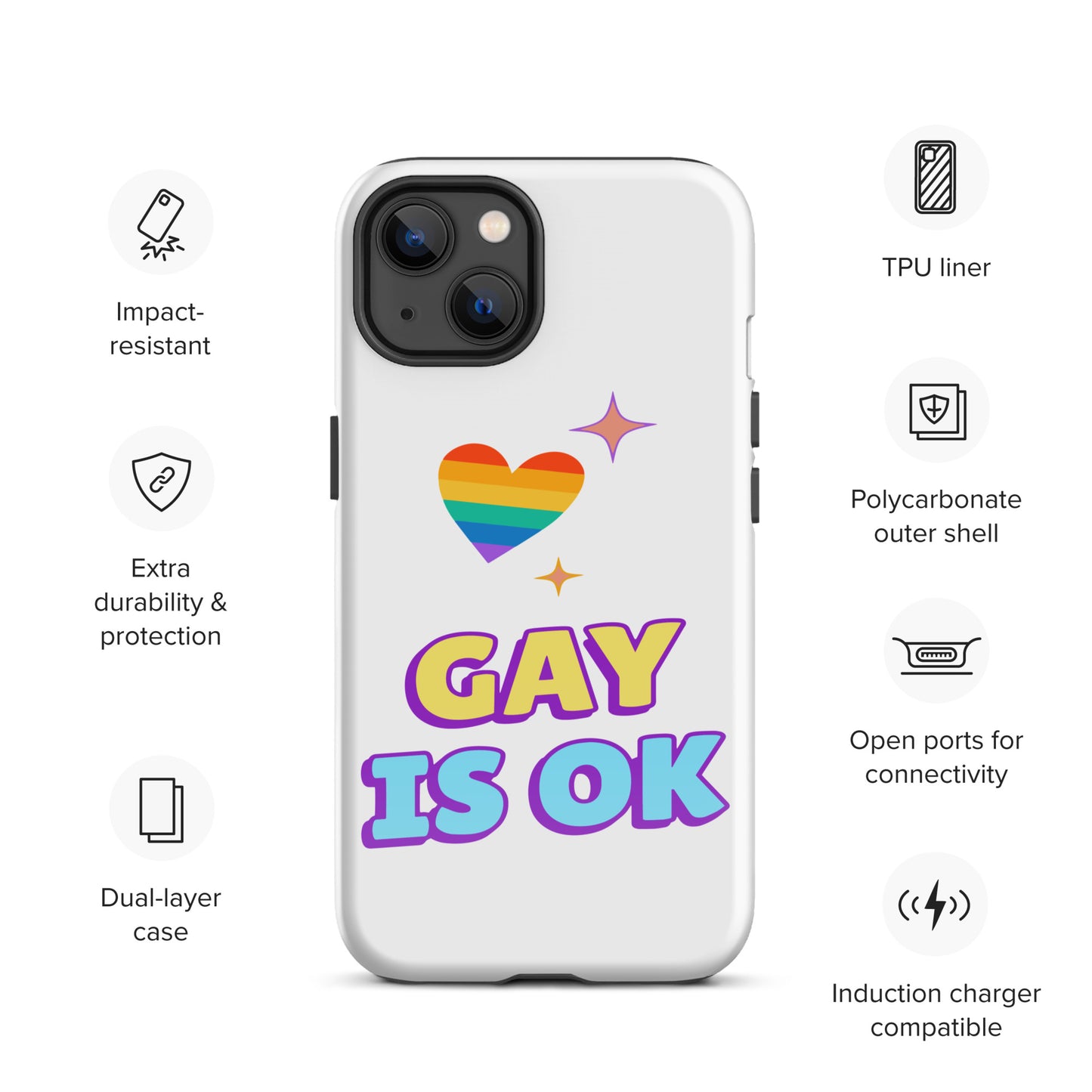 Gay is OK Empowerment iPhone® Case