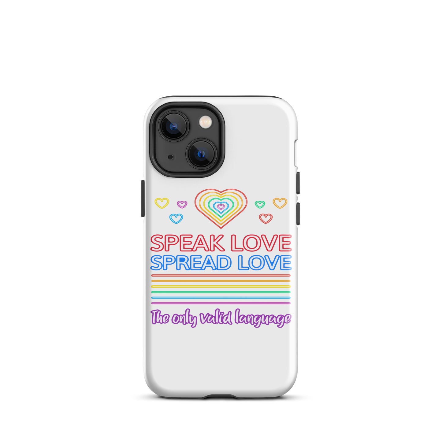 Speak Love Spread Love iPhone® Case.