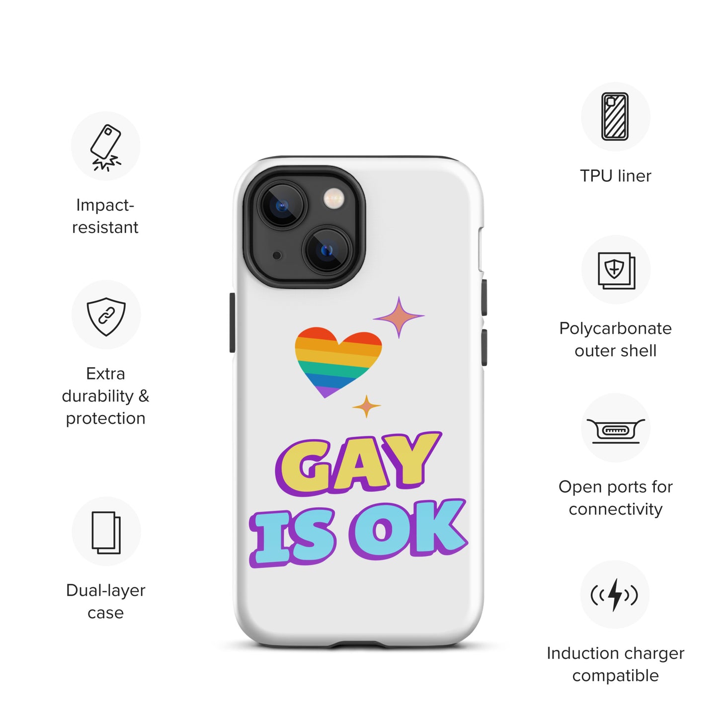 Gay is OK Empowerment iPhone® Case