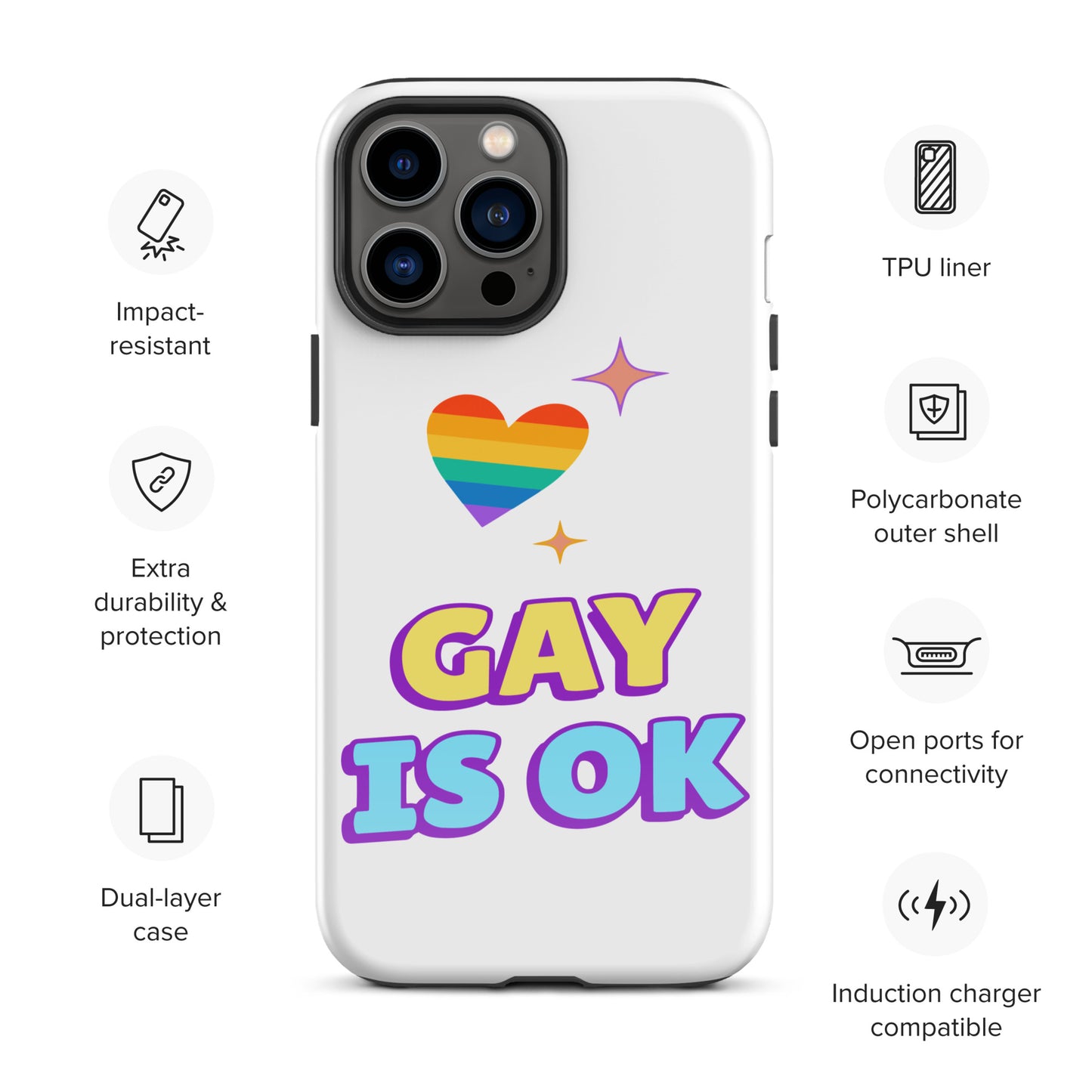 Gay is OK Empowerment iPhone® Case