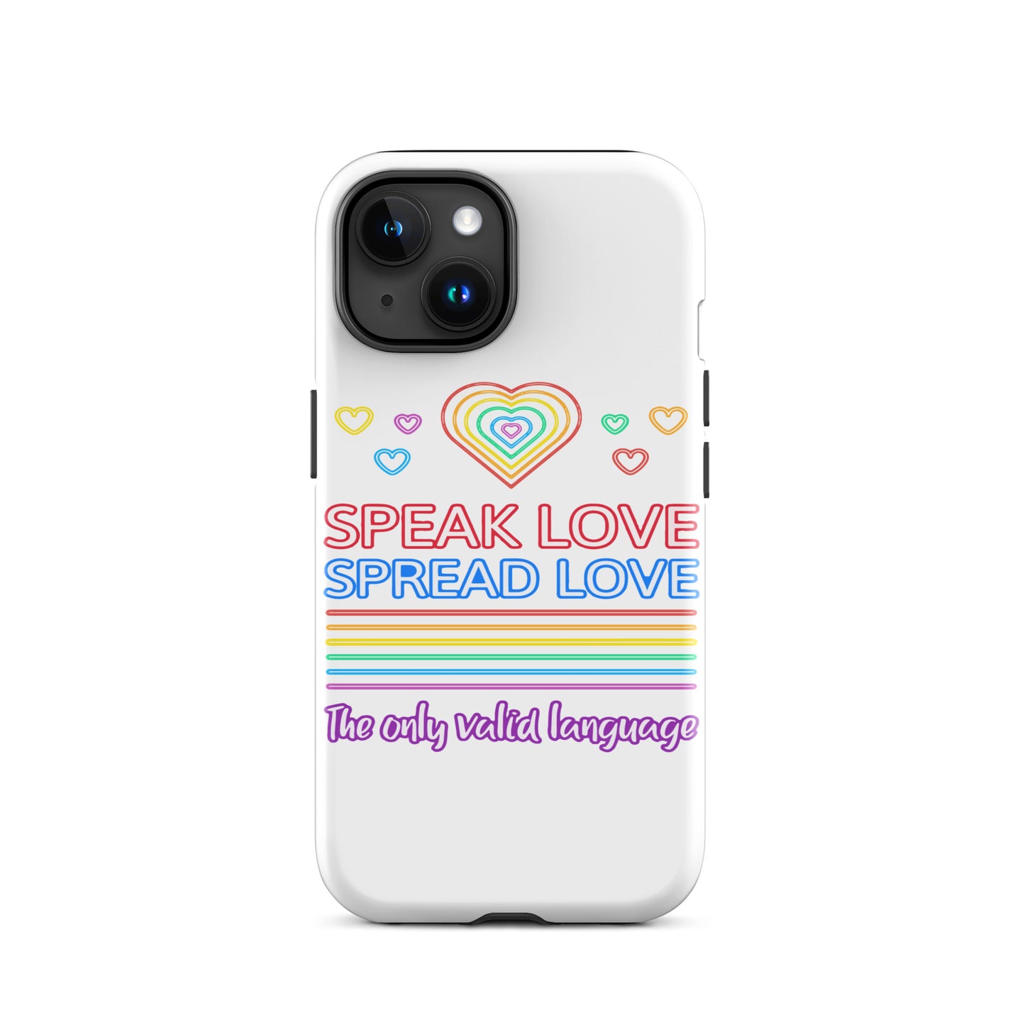 Speak Love Spread Love iPhone® Case.