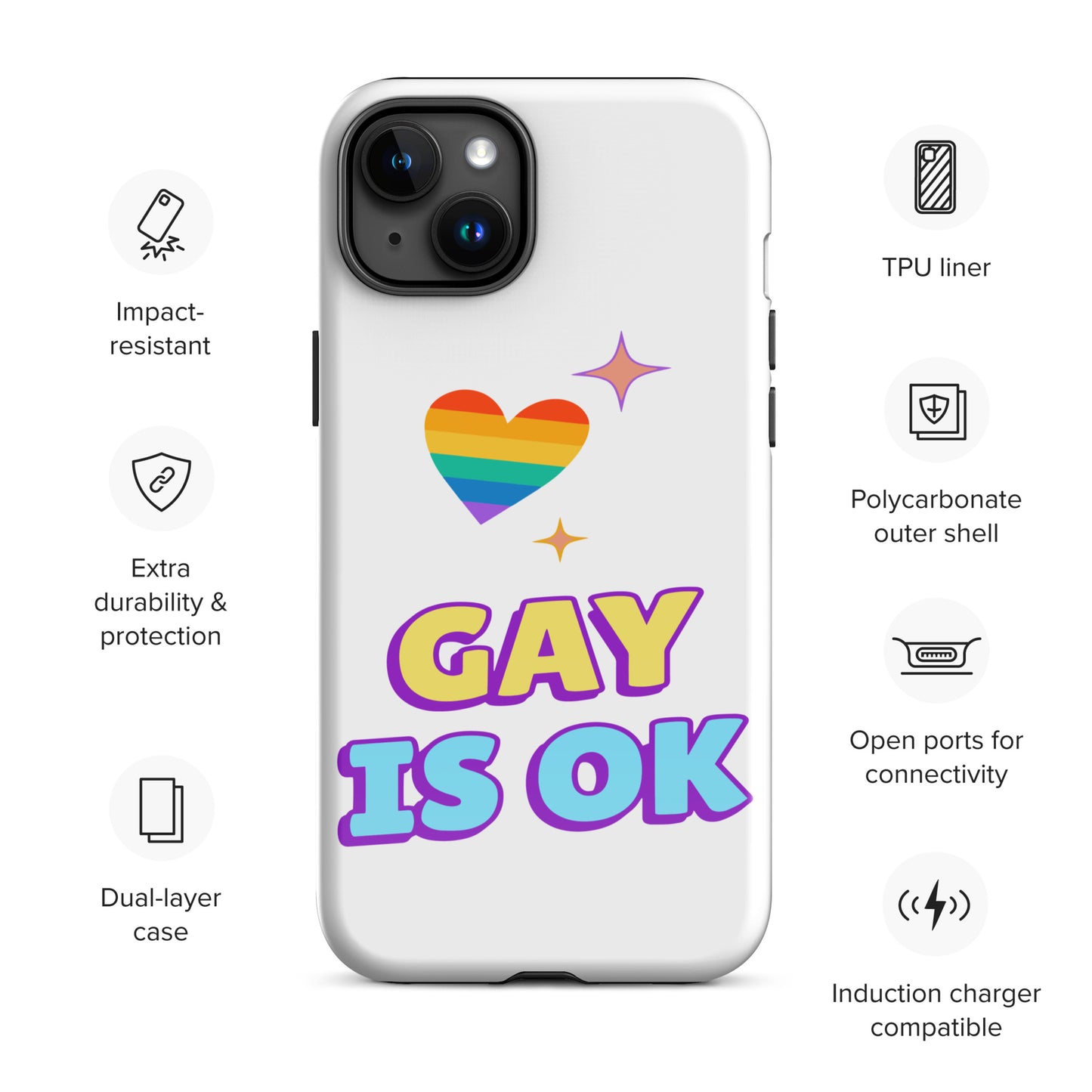 Gay is OK Empowerment iPhone® Case