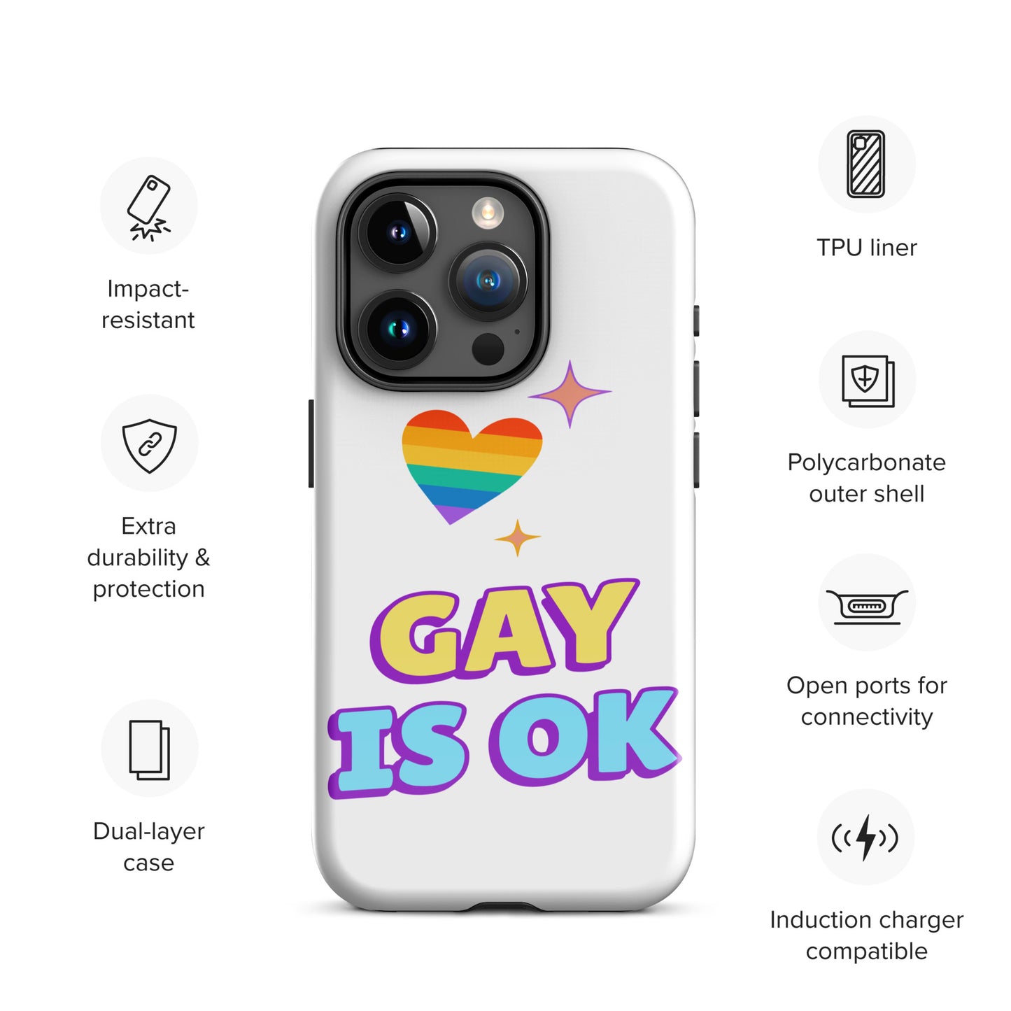 Gay is OK Empowerment iPhone® Case