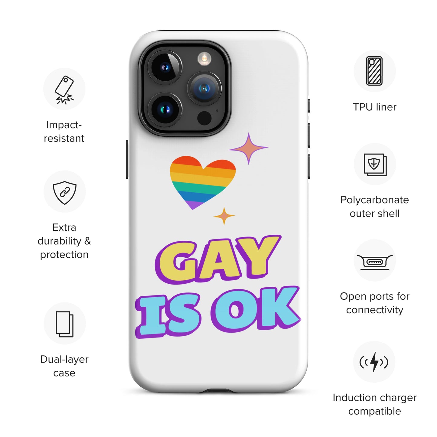 Gay is OK Empowerment iPhone® Case