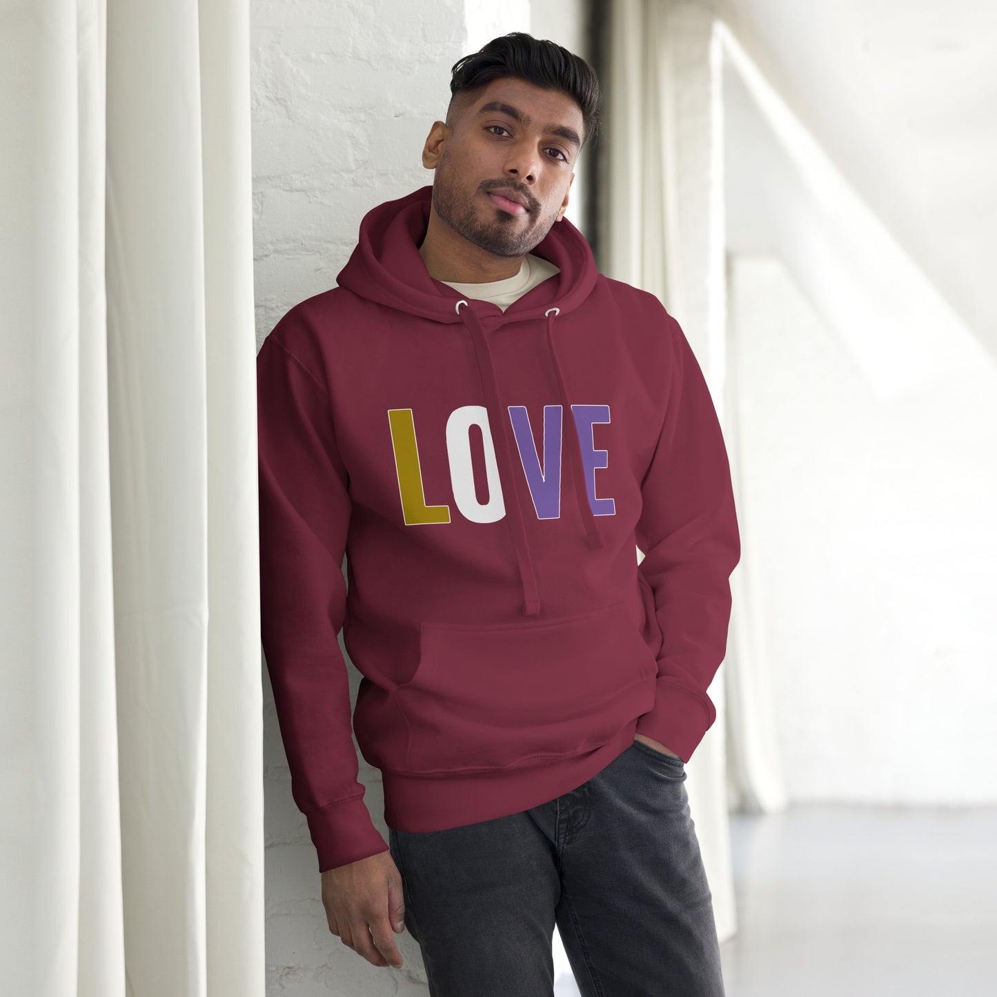 Enby Pride Love Hoodie