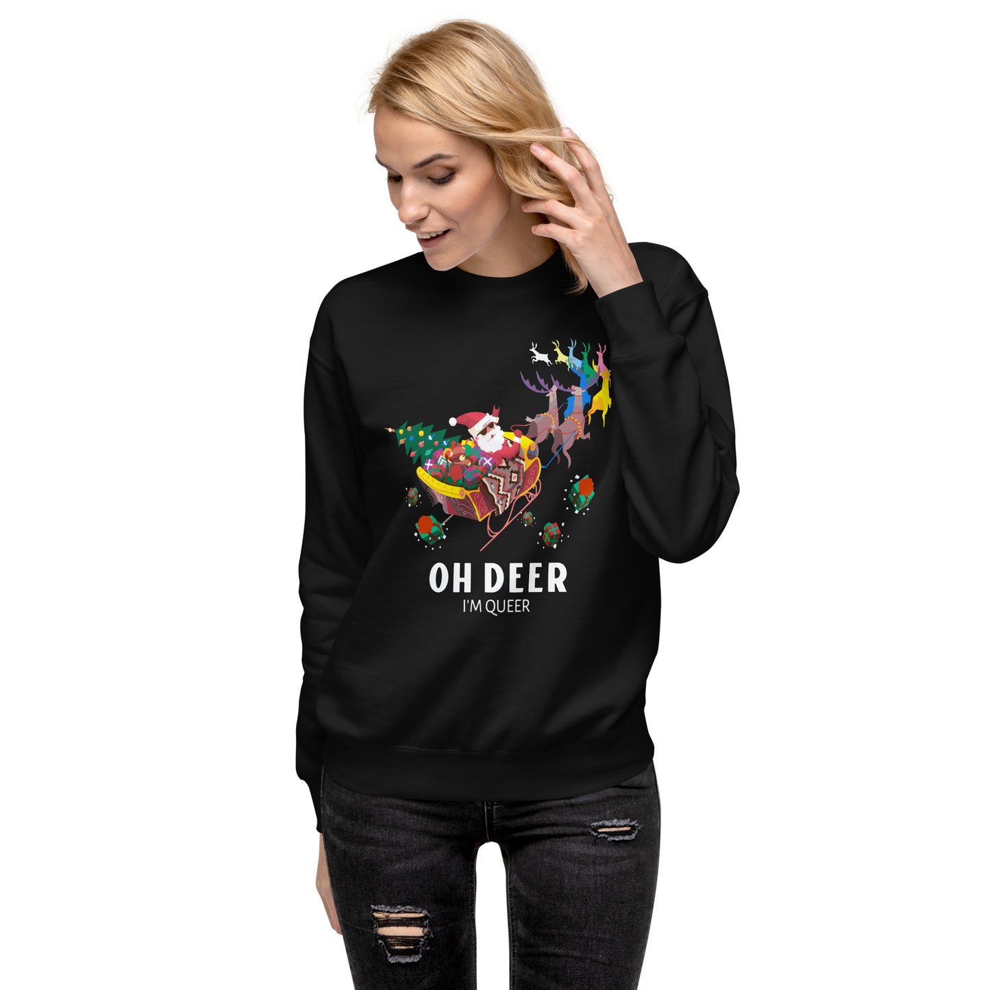 Oh Deer I'm Queer Sweatshirt