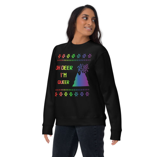 Oh Deer I'm Queer vs.2 Sweatshirt