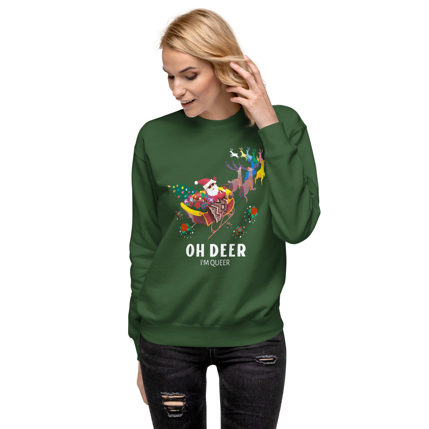 Oh Deer I'm Queer Sweatshirt